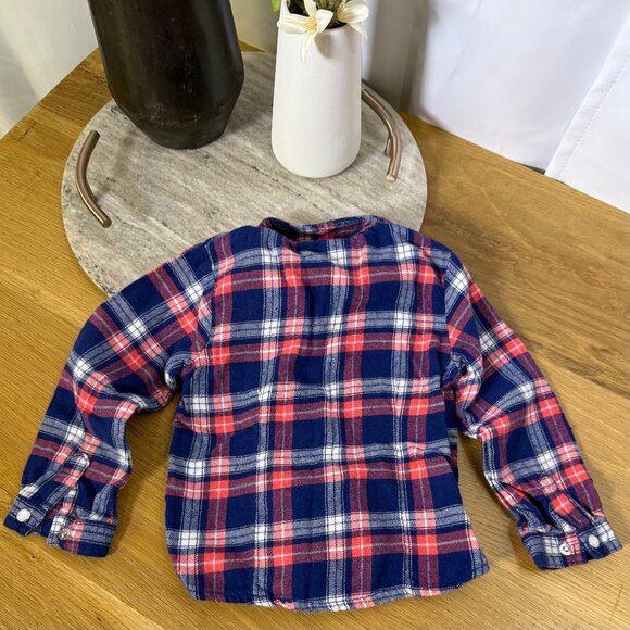 Bundle of 2 Carters Baby Girl Plaid Long Sleeve Tops size 24 months - Picture 7 of 13